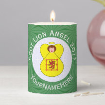 Bandera de Navidad del Ángel León Escocés Personal