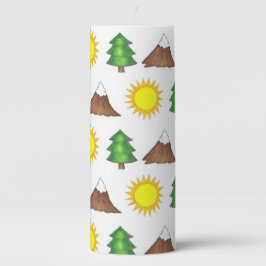 Vela De Columna Bosque de Campamento de Camping Sunshine para árbo
