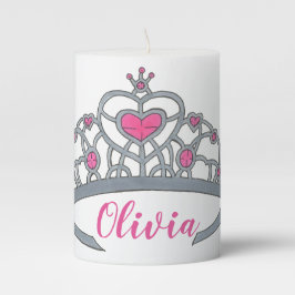 Vela De Columna Centro de la fiesta de cumpleaños de la princesa r