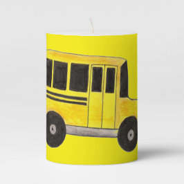 Vela De Columna Gran aprecio por el conductor de autobús escolar a