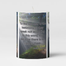 Isaiah 8:20 KJV Biblia Scripture Pic