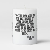 Isaías 8:20 KJV Biblia Scripture