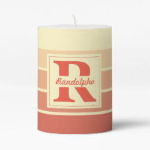 Nombre personalizado Personalizado de patrón rayad