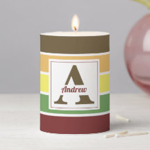 Nombre personalizado Personalizado de patrón rayad
