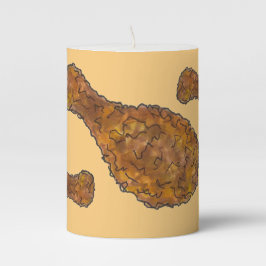 Vela De Columna Papel de tocador de la pierna de pollo frito profu