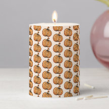 Patrón de calabaza de Halloween