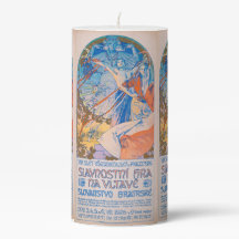 Poster de Alphonse Mucha en el Festival Sokol (192