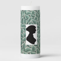 Silueta de Jane Austen y papel pintado para hogar
