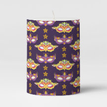 Tema del carnaval de mascarada morado