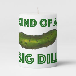 Vela De Columna Una especie de "Big Dill" (Acuerdo) Green Kosher S