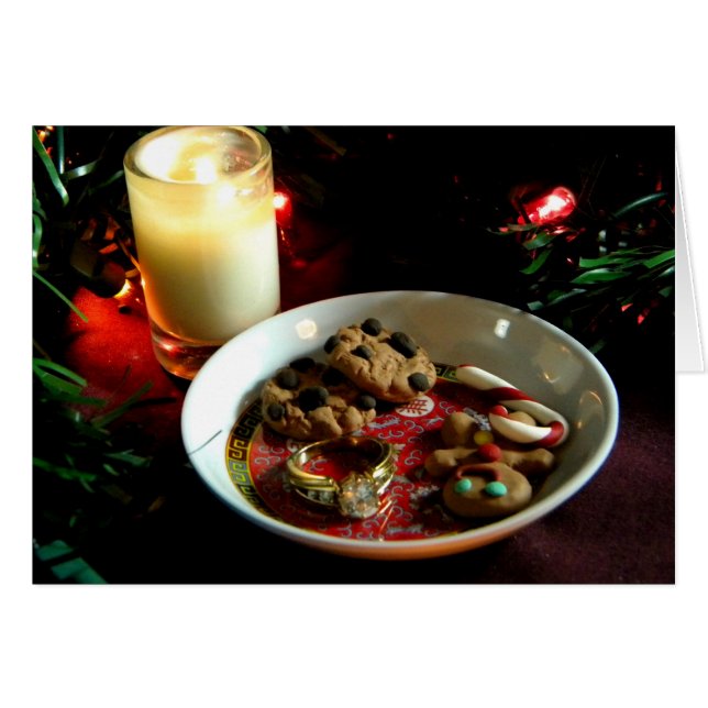 Vela de la galleta del navidad (Anverso (Horizontal))