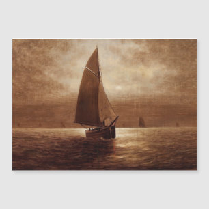 Vela de noche (alrededor de 1900) Elbridge Wesley 