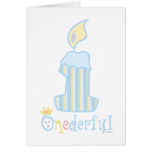 Vela del azul de ONEderful (Frente)