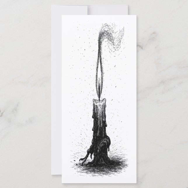 Vela Derretida • Llama de Tinta Embrujada (Anverso)