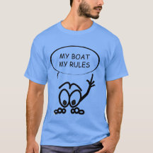 Vela Divertida Mi Barco Mi Camiseta Reglas