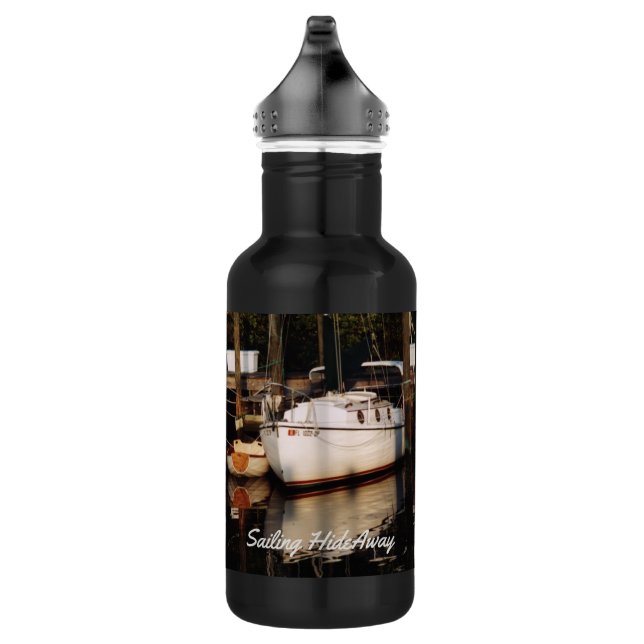 Vela en botella de agua (Derecha)