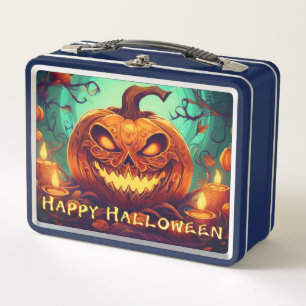 Velas de Calabaza Dentada Brillan Arte de Hallowee