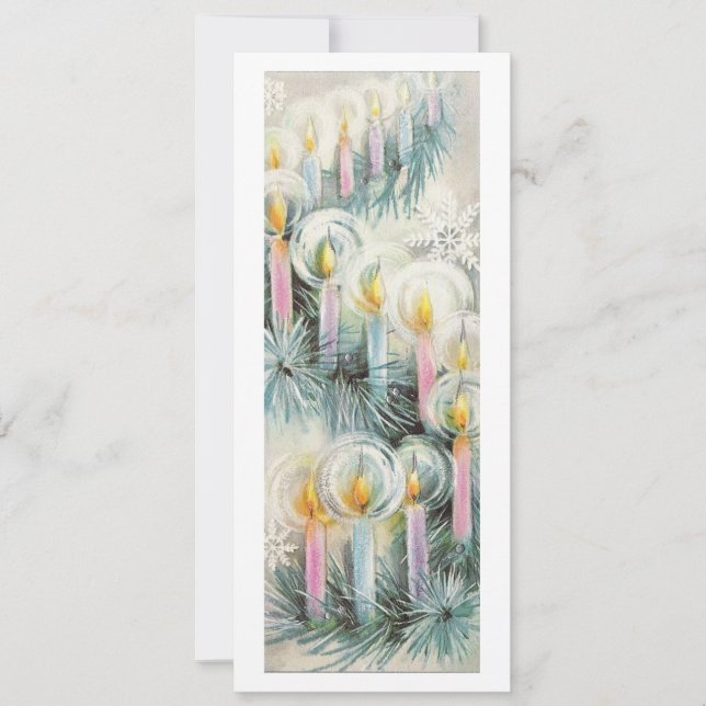 Velas de Navidad Vintage (Anverso)