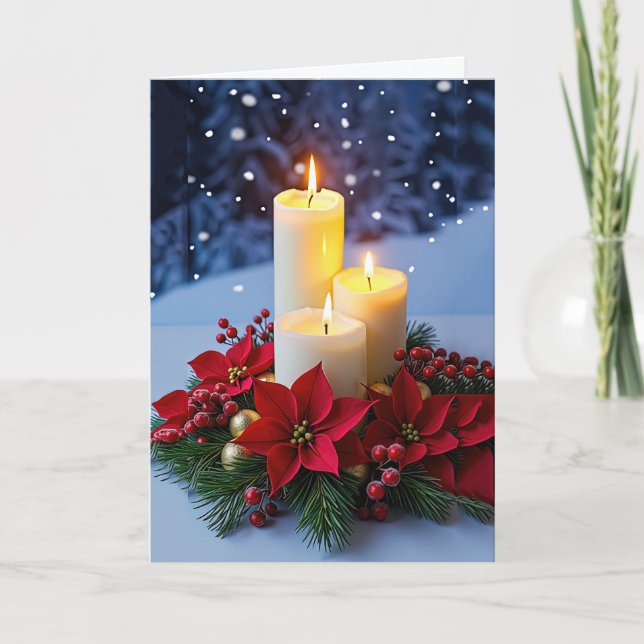 Velas de Paz de Navidad (Anverso)