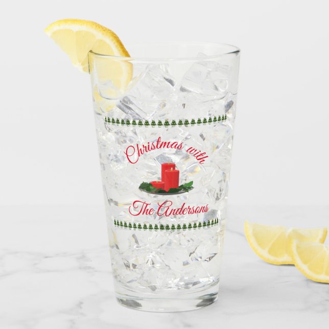 Velas Navidades personalizadas (Anverso (hielo))