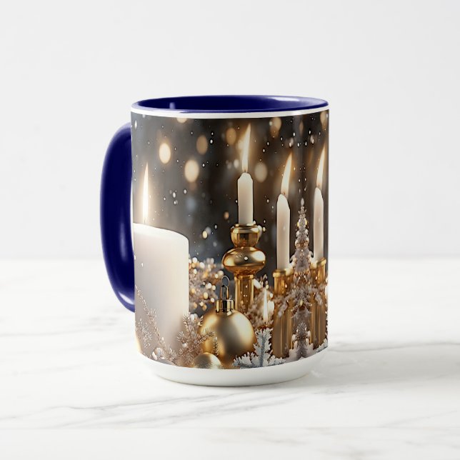 Velas Navideñas Taza Navideña (Anverso izquierdo)