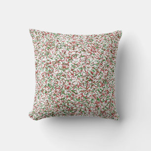 Velas rociadas con Cojín decorativo de puntos de P