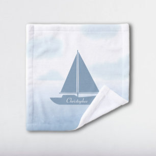 Velero Acuarela Azul