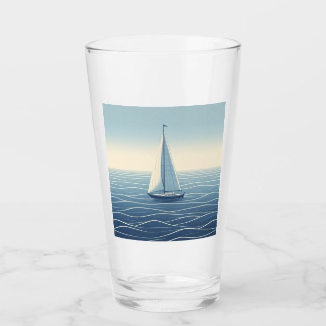 Velero en alta mar (Anverso)