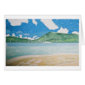 velero y paisaje marino