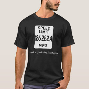 Velocidad de la camiseta de la luz