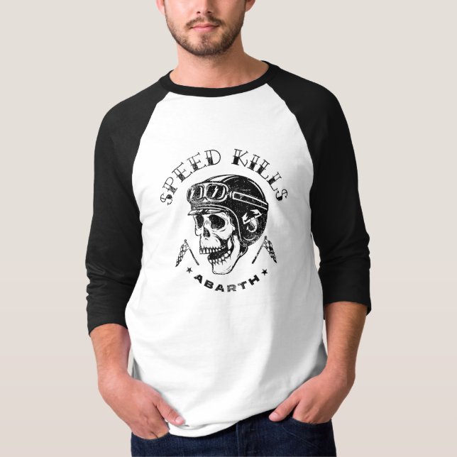 VELOCIDAD MATA EN LA Camiseta DE ESTILO TATTOO (Anverso)
