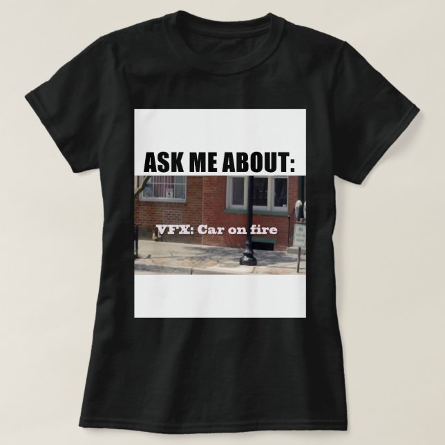 Velocipastor VFXcar en la camiseta clásica de fueg (Diseño del anverso)