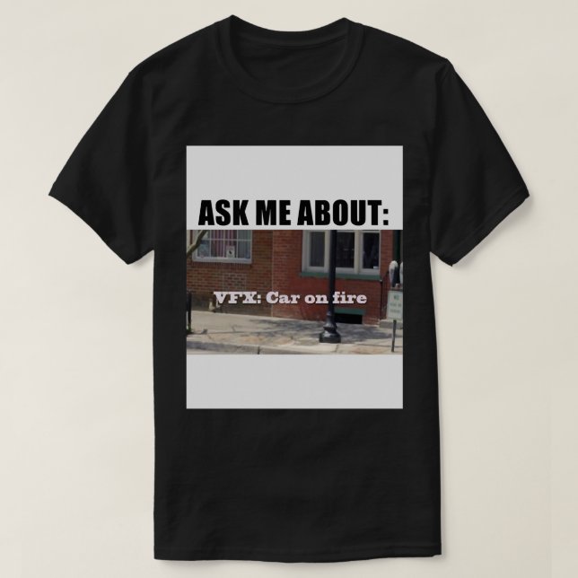 Velocipastor VFXcar en la camiseta clásica de fueg (Diseño del anverso)