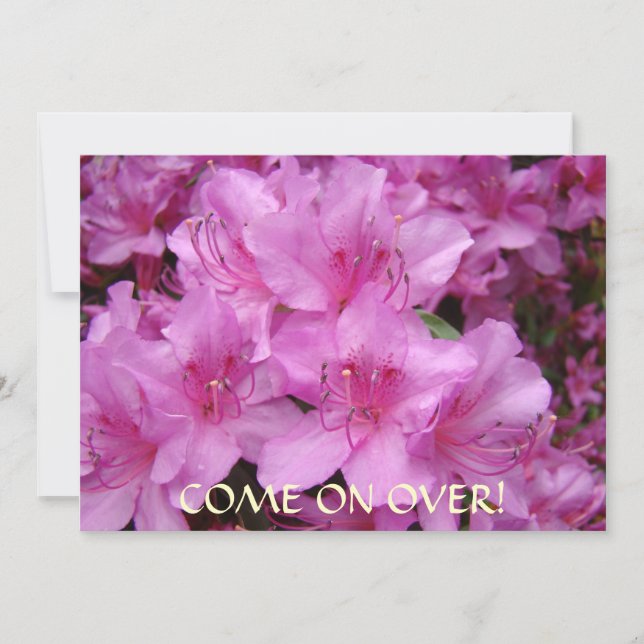 ¡VEN A CASA! Invitaciones Fiestas Cenas Eventos (Anverso)