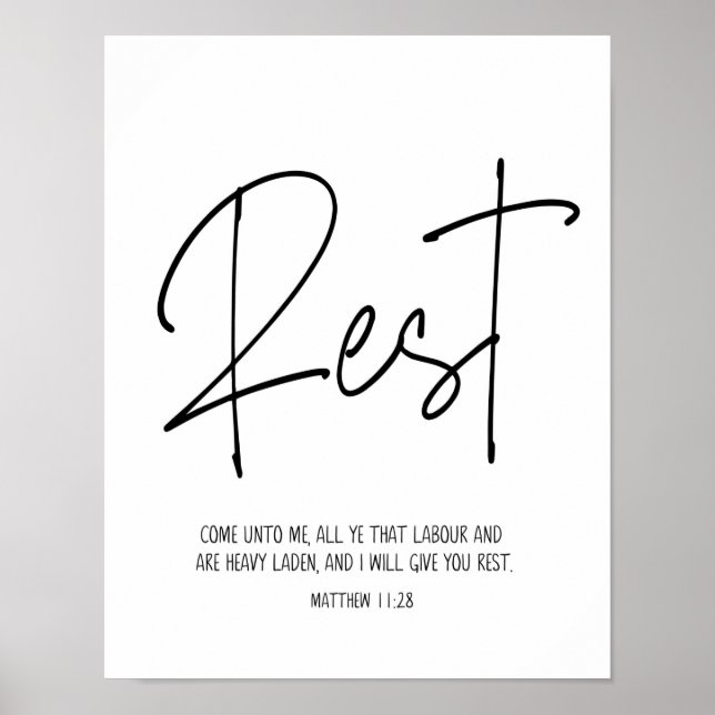 Ven A Mí, Mateo 11:28, Arte En El Muro De Las Escr (Frente)