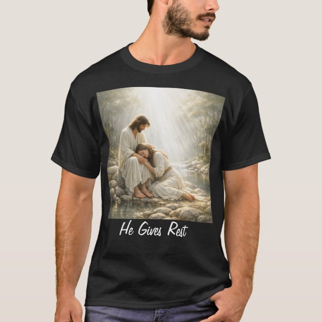 Ven a Mí y Descansa - Camiseta (Anverso)