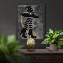 Ven A Sentarse Una Impresión De Spell, Papel Poste
