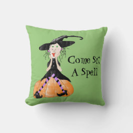Ven a sentarte a la almohada de Halloween