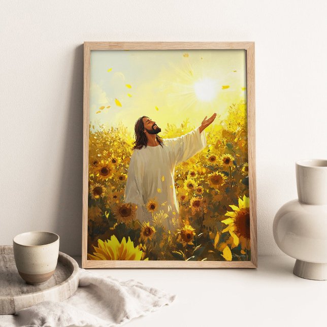 Ven a su Luz _ Póster de Girasol Versículo de la B (Subido por el creador)