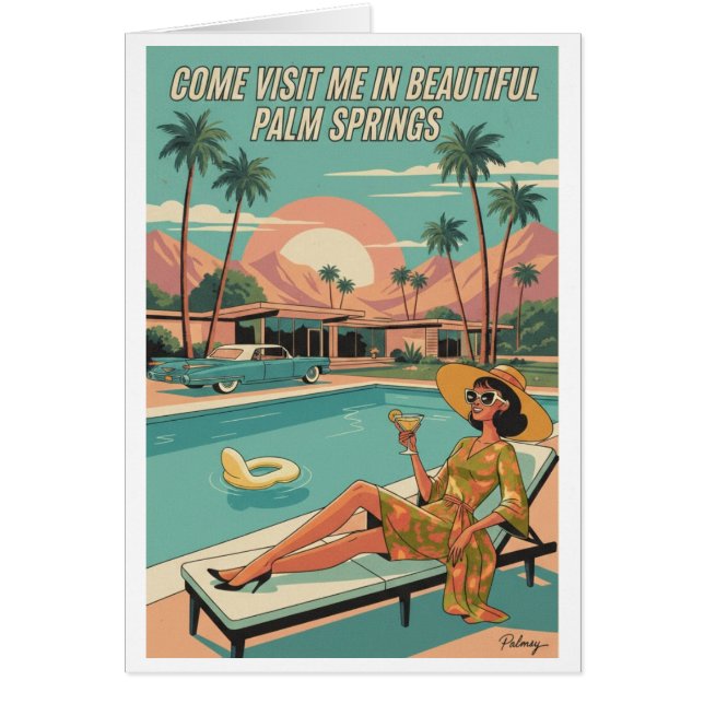 Ven a visitarme en la hermosa Palm Springs (Frente)