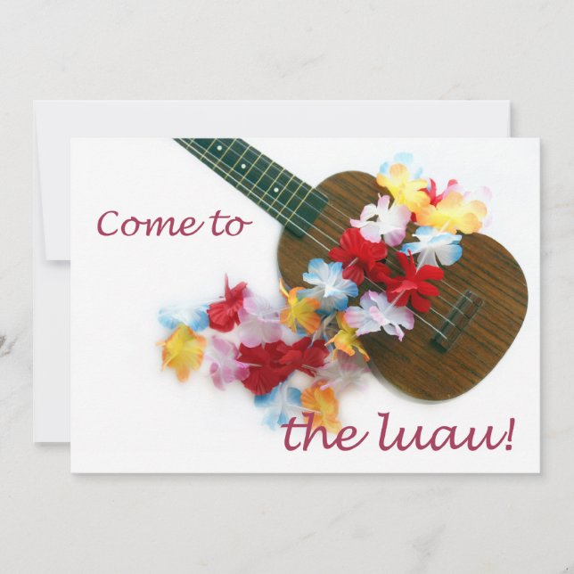 ¡Ven al Luau! (Anverso)