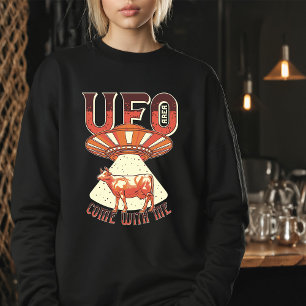 Ven conmigo camiseta de la zona del OVNI