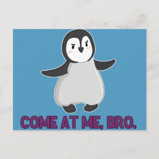 Ven conmigo, postal del hermano Pingüino