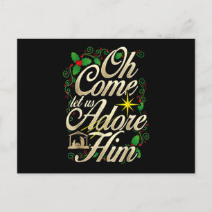 Ven Oh Adoremosle Navidad Natividad Religioso