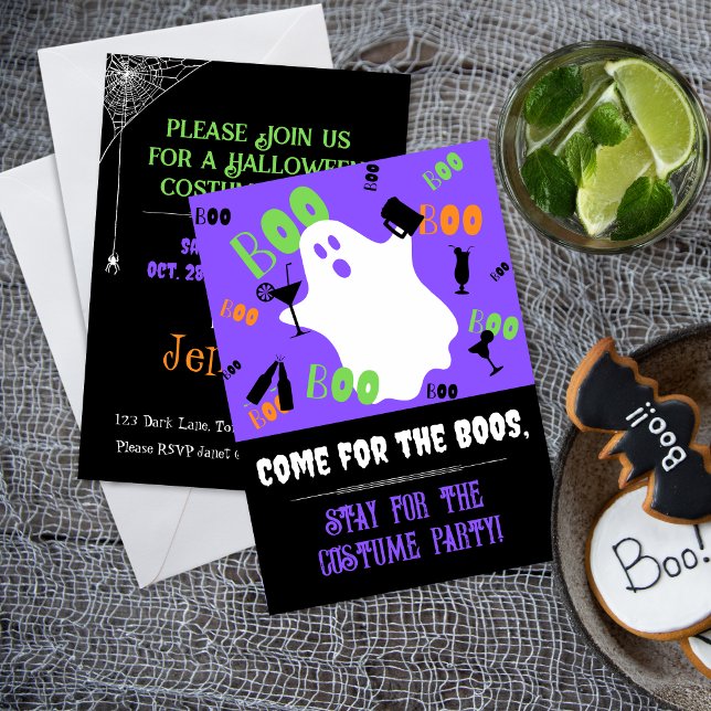 Ven por la invitación a la fiesta de Boos Hallowee (Subido por el creador)