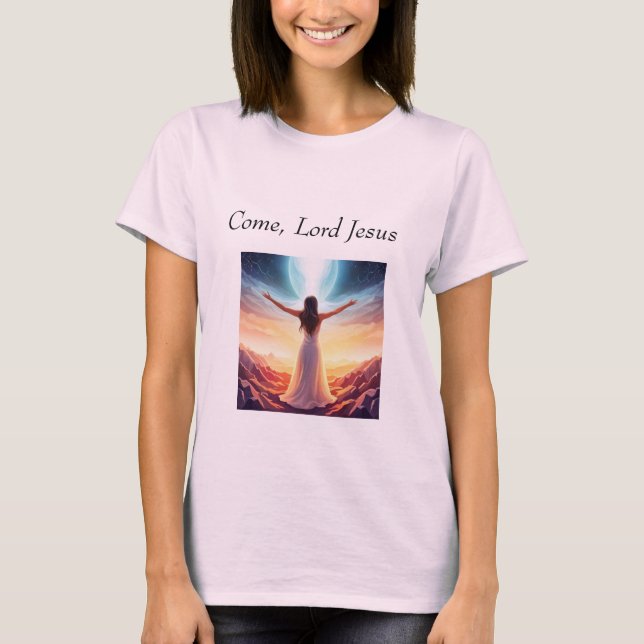 Ven, Señor Jesús, camiseta (Anverso)
