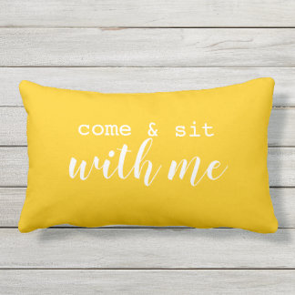 Ven y siéntate conmigo almohada lumbar