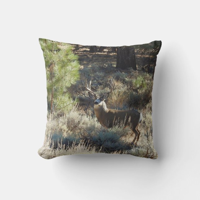 Venado, cerdo, vida salvaje, tirar almohada (Anverso)
