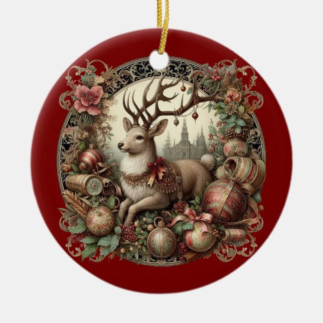 Venado con decoración (Frente)