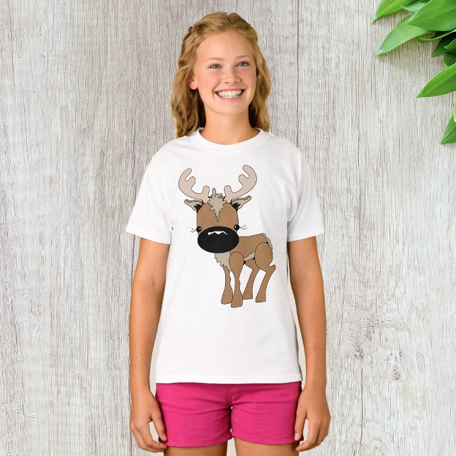 Venado Con Una Camiseta De Chicas De La Nariz Gran (Subido por el creador)